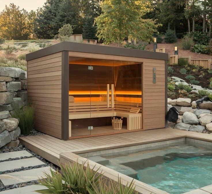 Panorama sauna – relaxace s výhledem do přírody